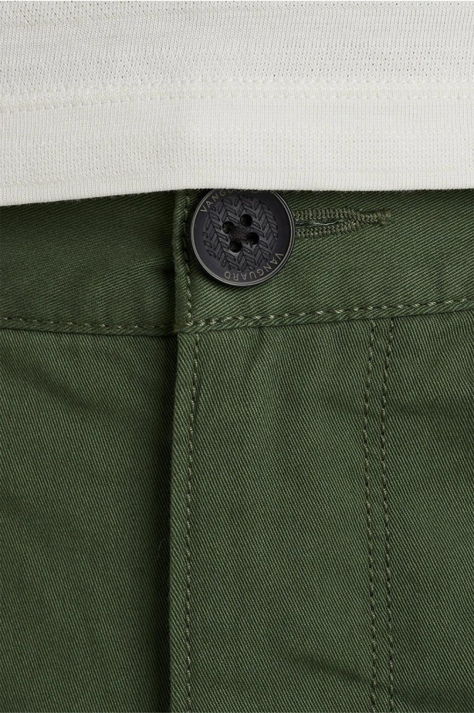 CHINO SHORT MET TWILL STRETCH VSH2304650 6213-Four Leaf Clover